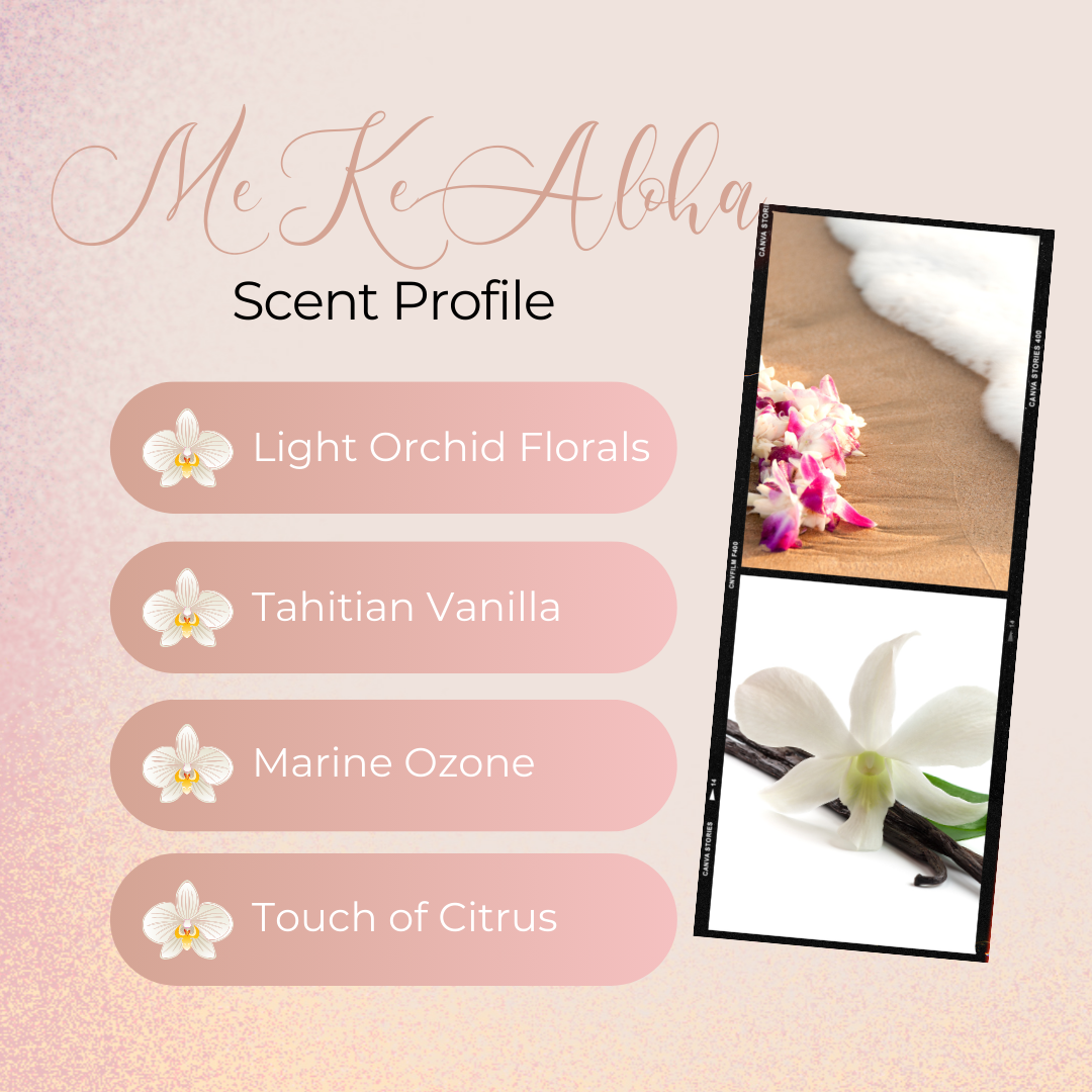 Me Ke Aloha "With Love"/ Orchid Isle & Tahitian Vanilla Perfume Oil Roller LP