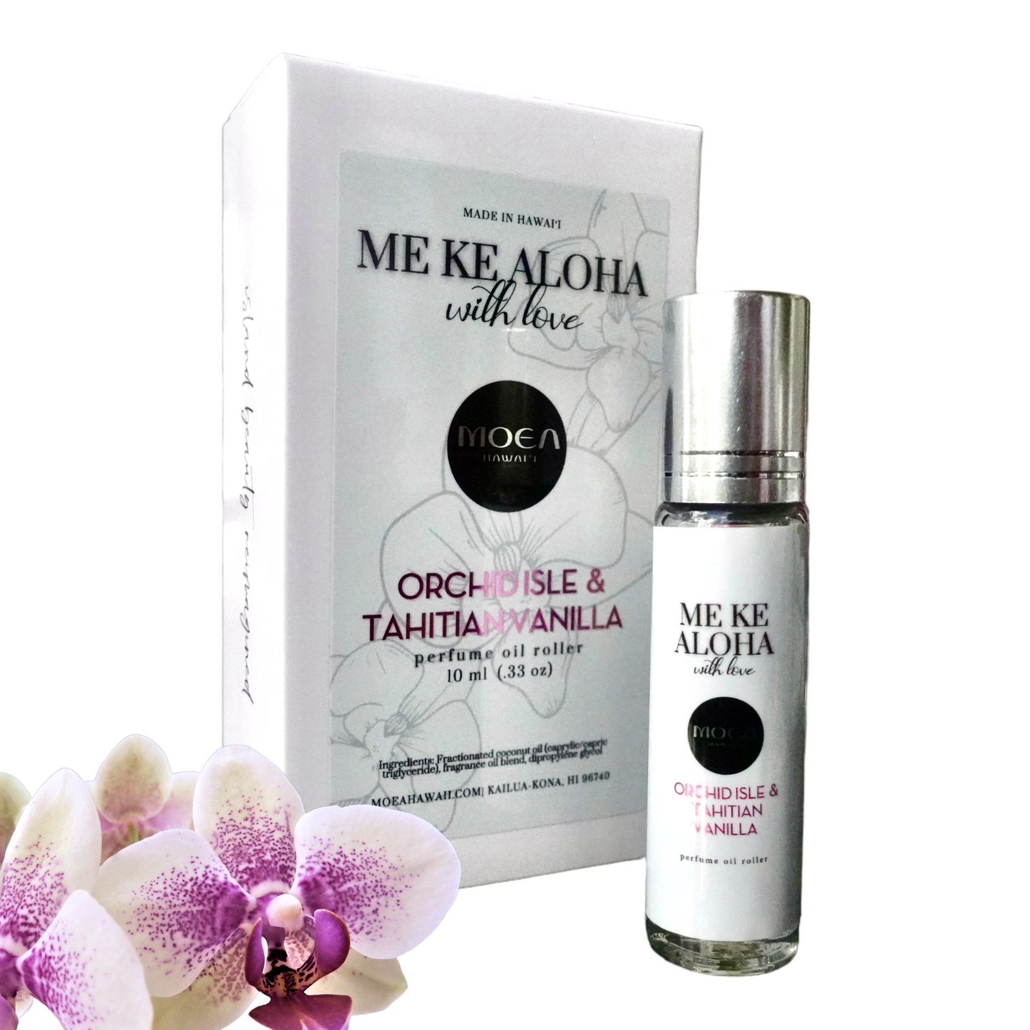 Me Ke Aloha "With Love"/ Orchid Isle & Tahitian Vanilla Perfume Oil Roller LP