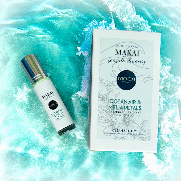 Makai "Seaside Dreams" / Ocean Air & Melia Petals Perfume Oil Roller